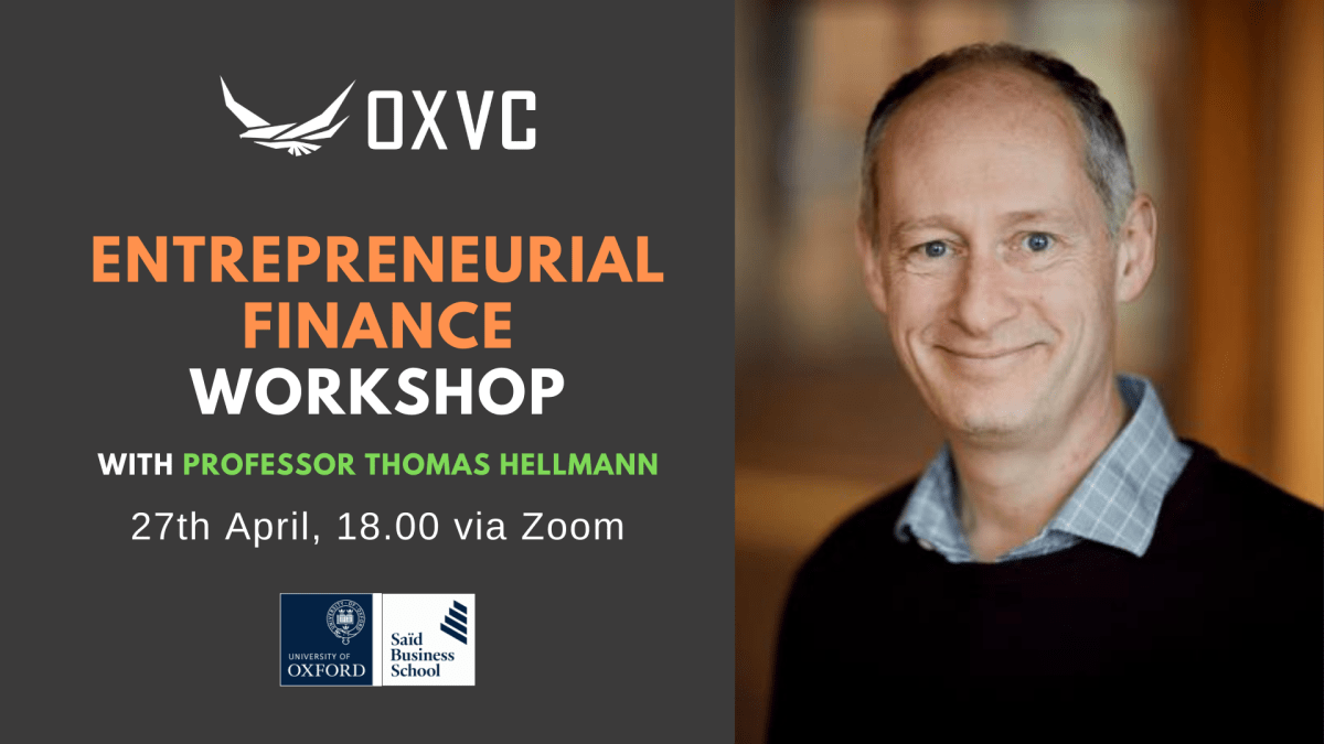 Entrepreneurial Finance Workshop