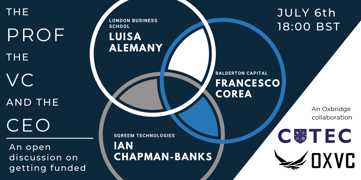 The Prof, the VC, and the&nbsp;CEO